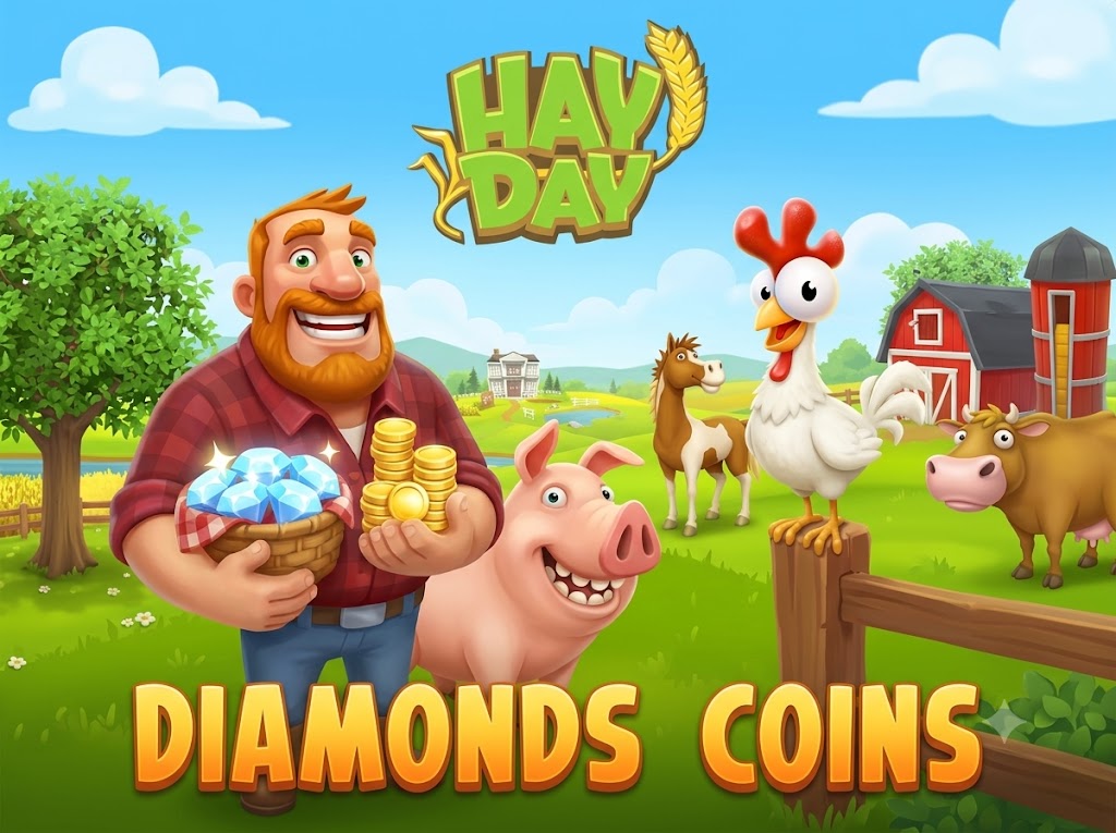 خرید الماس و سکه بازی هی دی Hay Day از جیمینکس